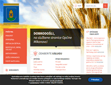 Tablet Screenshot of mikanovci.hr